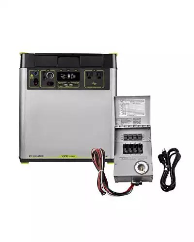 Goal Zero Yeti 6000X Portable Power Station plus Home Integration Kit