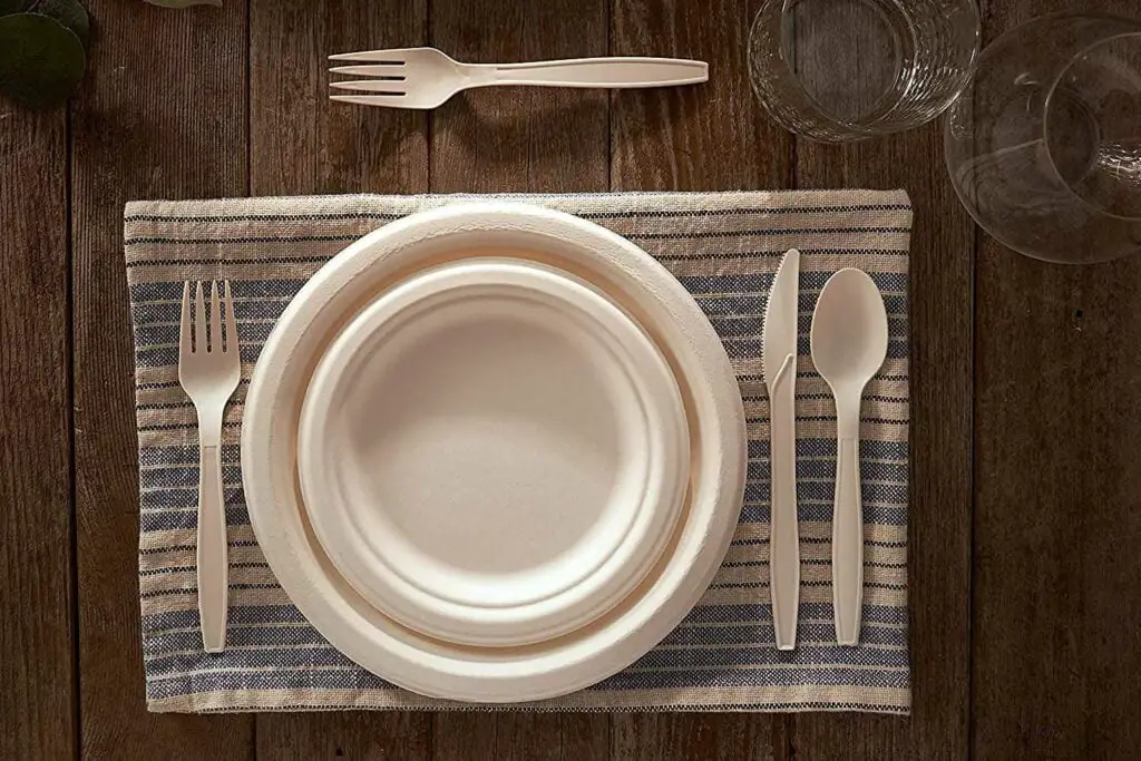 green products: Birchio Biodegradable Plates