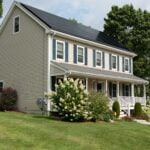 residential solar panels on a home