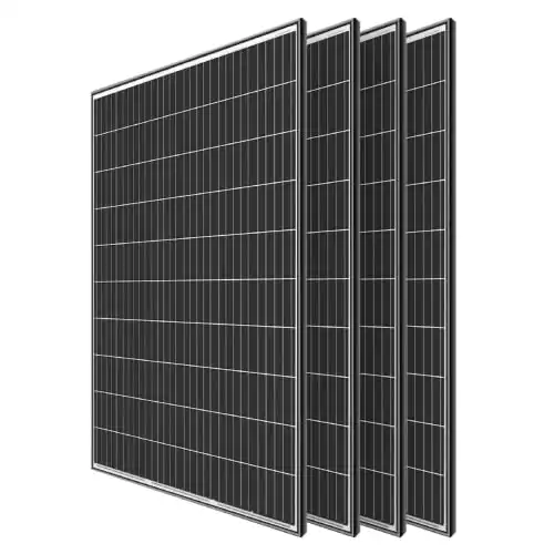 Renogy 4pcs Solar Panel Kit 320W 24V Monocrystalline